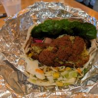 Falafel pita pocket at Falafel Kitchen - Food Stall in Dublin
