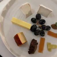 Vegan cheeseboard  at Longueville Manor in Jersey