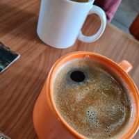 Coffee at El Rollito Hungaro in Mexico City