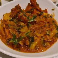 Vegetable bhuna at Bengal Village in East London