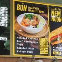 Tofu vermicelli bowl at Viet Roll Bakery Cafe in Caroline Springs