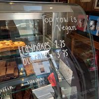 Top Row Vegan Cakes. at Keenan's in Morpeth