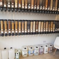 Pasta, seeds, nuts at The Market Place in Morpeth