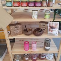 Nut butters, eco bowls, powders, seeds and dried fruits at The Market Place in Morpeth