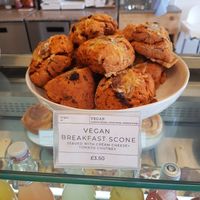 Vegan scones at The Market Place in Morpeth