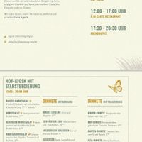 Speisekarte Kiosk at Gut Hügle Erlebnishof in Ravensburg