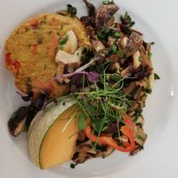 Gemüsetaler mit Pilzen at Gut Hügle Erlebnishof in Ravensburg