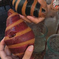 raspberry & apricot croissants   at Pasticceria Flego in Verona