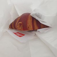 Raspberry croissant at Pasticceria Flego in Verona