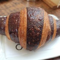 Chocolate vegan croissant at Pasticceria Flego in Verona