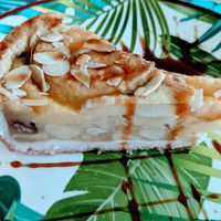 Vegan apple tart at Jungle Vibes At The Marina (by Arabella) in Lanzarote
