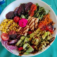Tofu Buddha bowl at Jungle Vibes At The Marina (by Arabella) in Lanzarote