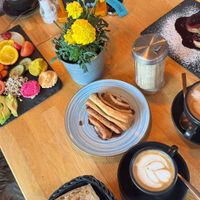 Veganes Frühstück und Veganes franzbrötchen   at Lütten in Fehmarn