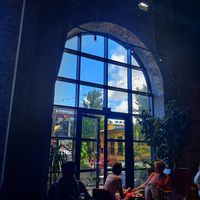 Such a gorgeous place to sit at Fotografiska Tallinn in Tallinn