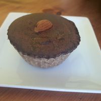 Almond butter cup, delicious :-) at SimplyRaw Express in Ottawa