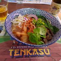 Spicy vegan ramen at Ramen Shifu - Consell de Cent in Barcelona