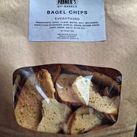 House made bagel chips at Frankie's NY Bagels in Eureka