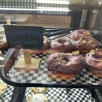 Vegan donuts   at Frankie's NY Bagels in Eureka