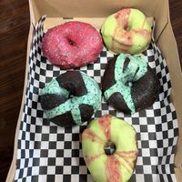 Vegan donuts   at Frankie's NY Bagels in Eureka