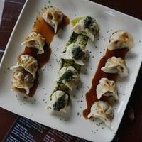 Dumplings at Bambu in Santo Domingo