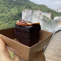 Brownie. Amazing  #Veganuary at Six Spring Vegetarian Cafe in Penang