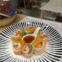 Vietnamese roll  at Six Spring Vegetarian Cafe in Penang