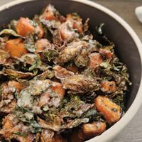 Sweet potato brussels hash at Persephone Bakery in Jackson