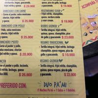 Vegan burritos  at El Carnal in Bogota