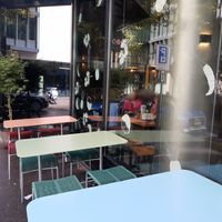 Outdoor seating at Boo - Bankverein in Basel