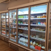 Refrigerated section at Reformhaus - I dr Freie Strooss in Basel