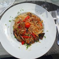 Nudeln mit Gemüse at Praia Formosa Restaurante in Funchal