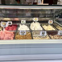 8 of 14 vegan flavors  at Berry's - Charco in Tenerife