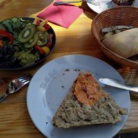 Mediterranean breakfast at Café Warenannahme  in Hannover