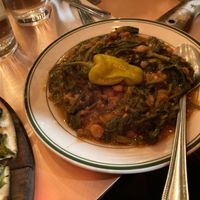 chickpea dish at Moustache in New York City