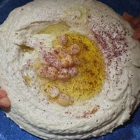 Hummus  at Moustache in New York City