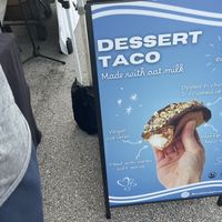 Dessert taco   at Occasionally Honey in Coquitlam