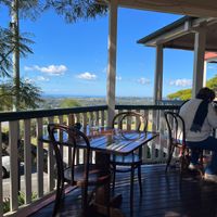 Verandah at the Mapleton Public House.  at Mapleton Public House in Mapleton