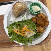 Onigiri plate  at Farm Michiru in Hirosaki