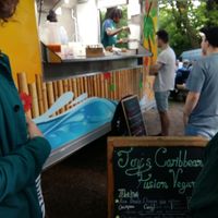 JCF's food truck at CC Events' Severndroog Castle street food evening 10th May 2024 at Joy's Caribbean Fusion in South East London