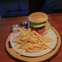 Chipotle's burger at Avec in Jeju