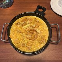 Mac and cheese with corn  at Avec in Jeju