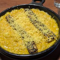 Mac and cheese with corn ribs at Avec in Jeju