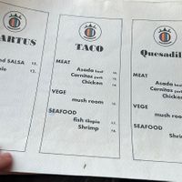 menu (ask for vegan)   at Sooking - 수킹 in Jeju