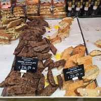 Vegan cantucci at Mercato Centrale in Florence