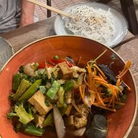 Pad Prik with extra tofu at Soy Sushi & Asian Fusion  in Mallorca