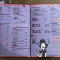 Menu with vegetarian options clearly marked, most of these can be made vegan. Make sure to ask. at Soy Sushi & Asian Fusion  in Mallorca