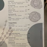 Current menu 5/5/2023  at Zeitgeist Restaurant & Bar in Duluth