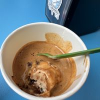 Brownie cashew vegan affogato quad shot   at Love Creamery - Canal Park in Duluth