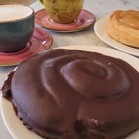 Chocolate Snudur at Sauðárkróksbakarí  in Saudjarkrokur