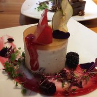 best apple cheesecake ever!!!  at Wild Food Cafe in London